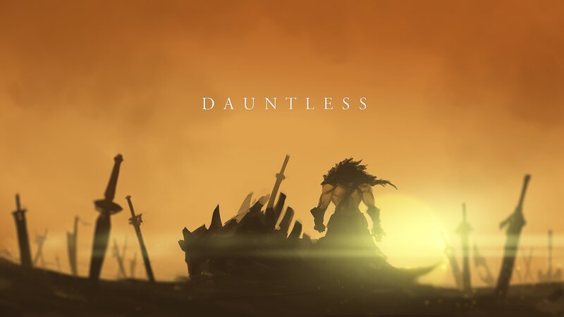 Dauntless title screen
