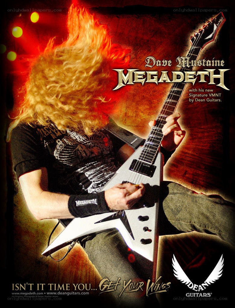 Dave Mustaine with Megadeth