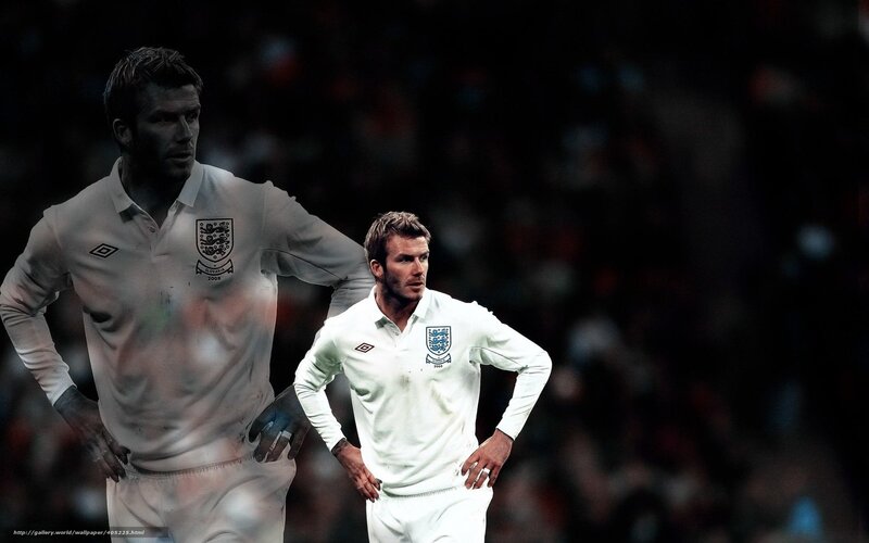 David Beckham in England kit
