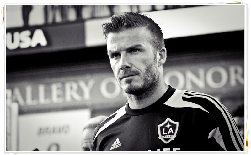 David Beckham in Jersey