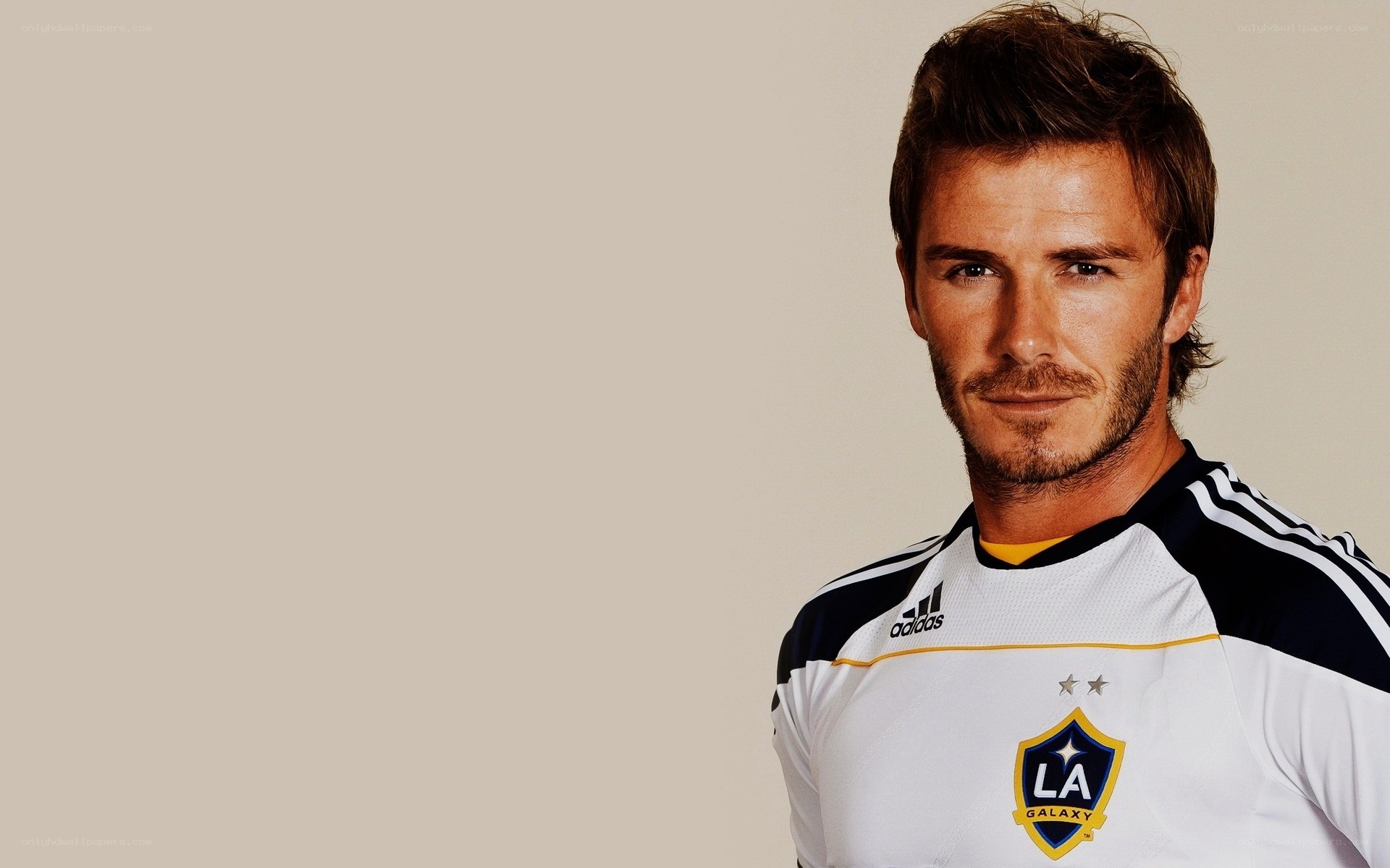 David Beckham in LA Galaxy jersey