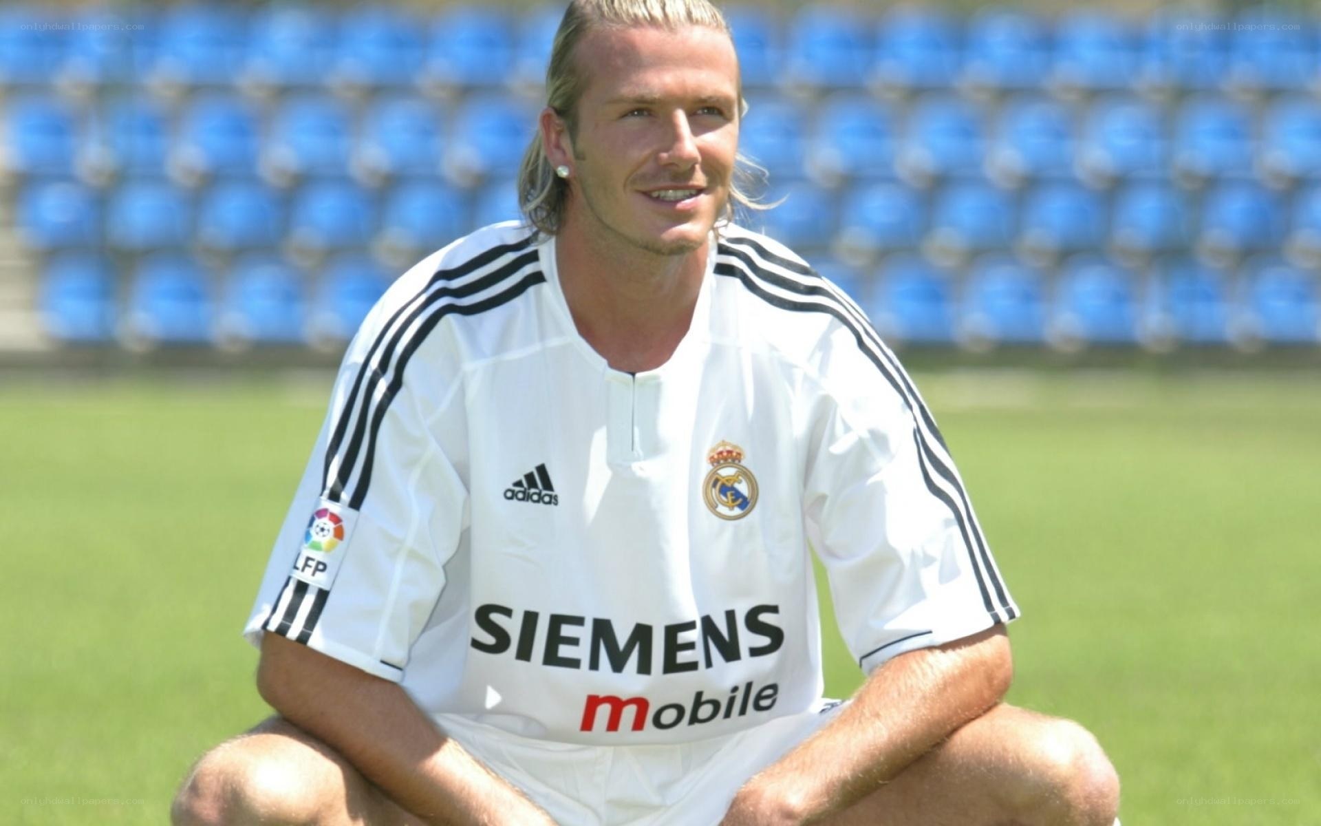 David Beckham in Real Madrid kit