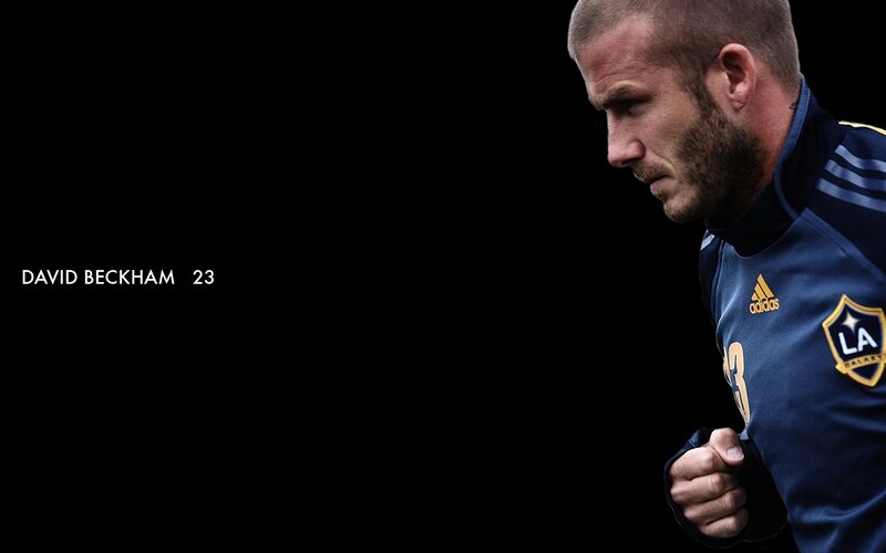 David Beckham in Uniform — Black