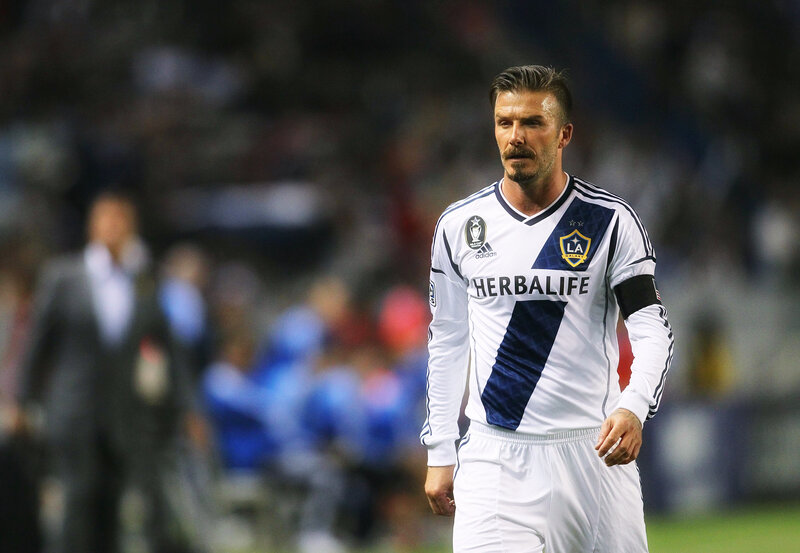 David Beckham on Field