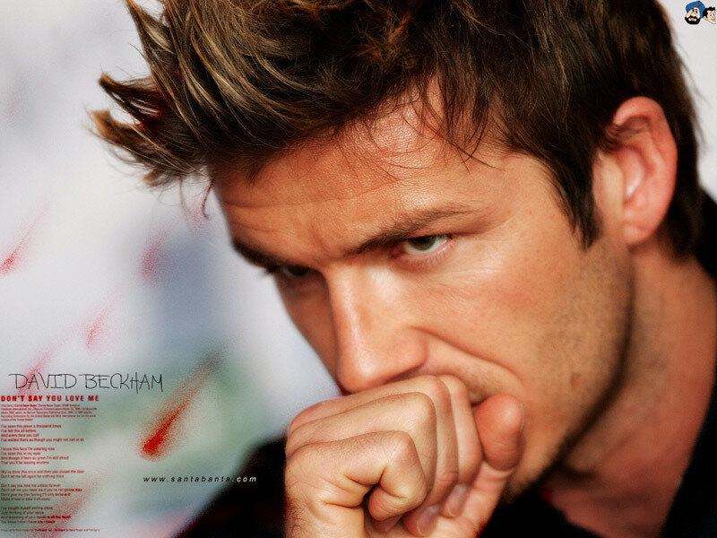 David Beckham portrait