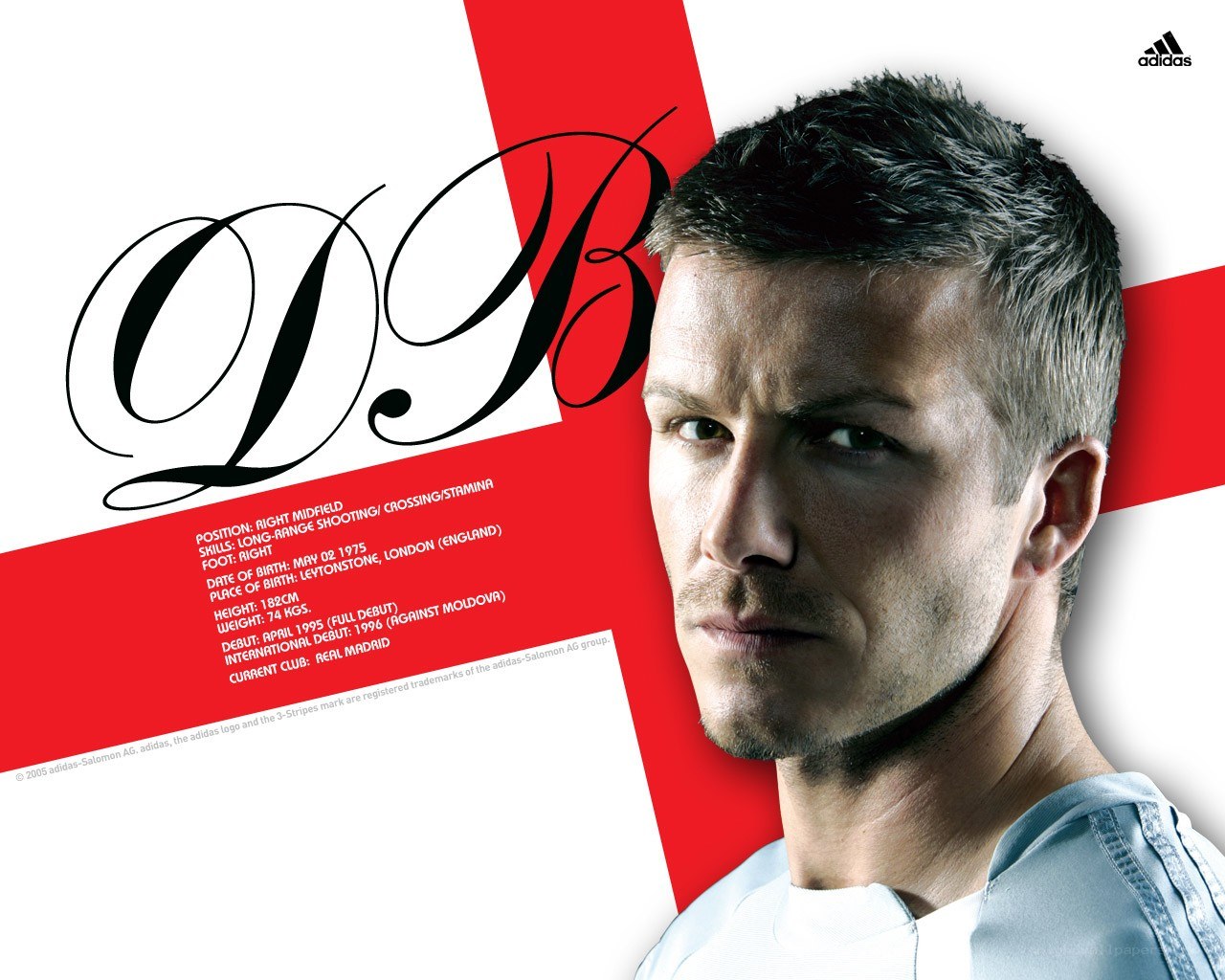 David Beckham promotional poster