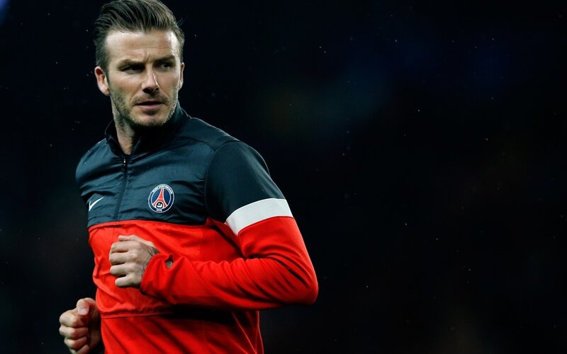 David Beckham Running