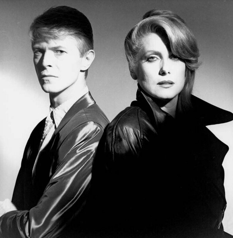 David Bowie and Iggy Pop portrait