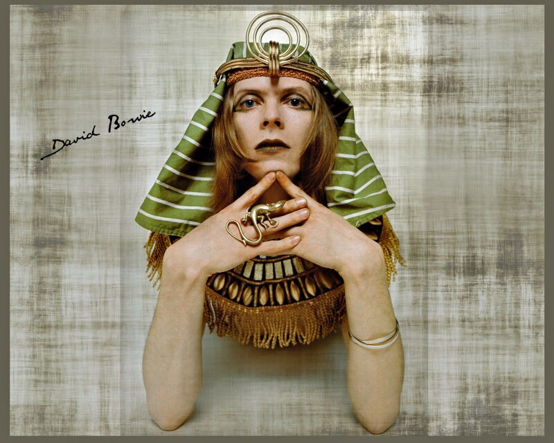 David Bowie in Egyptian costume
