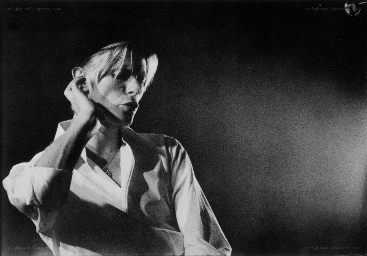 David Bowie on stage