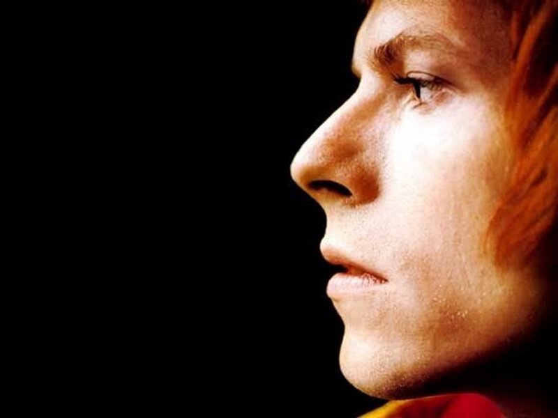 David Bowie profile portrait