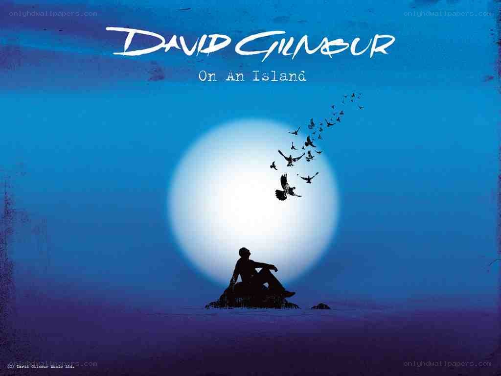 David Gilmour on an island