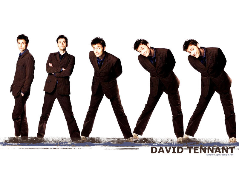 David Tennant in multiple poses
