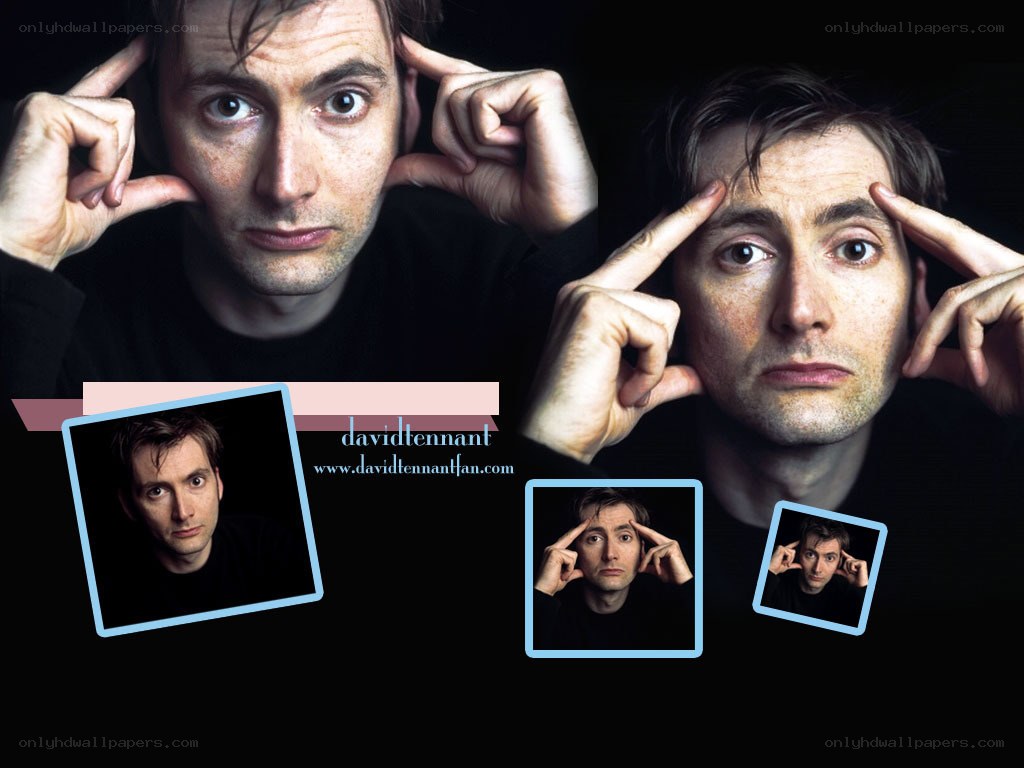 David Tennant portrait collage