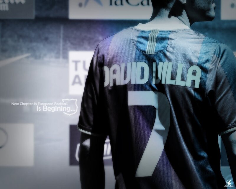 David Villa football jersey