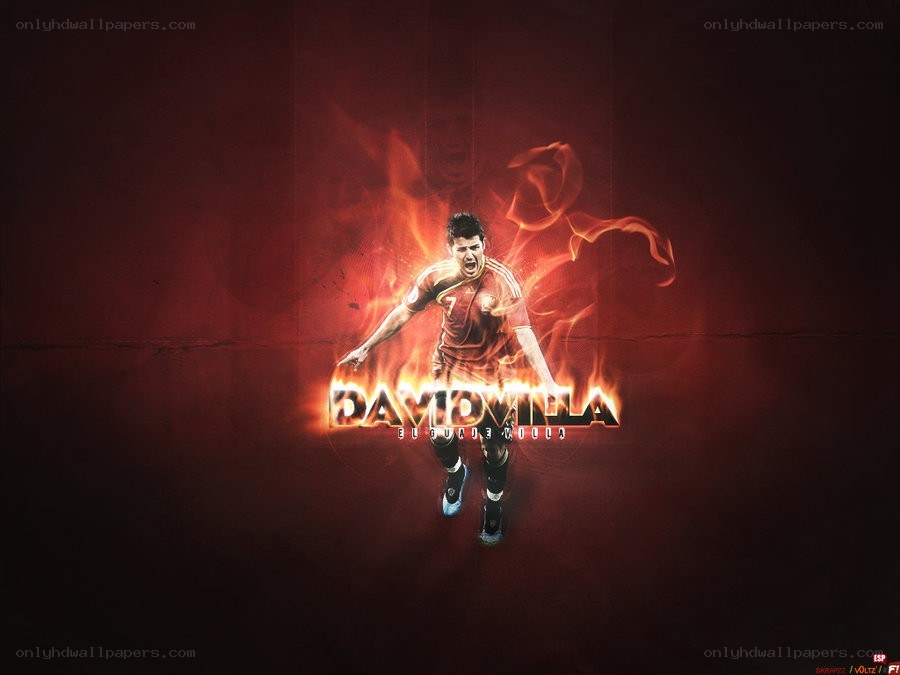 David Villa football wallpaper