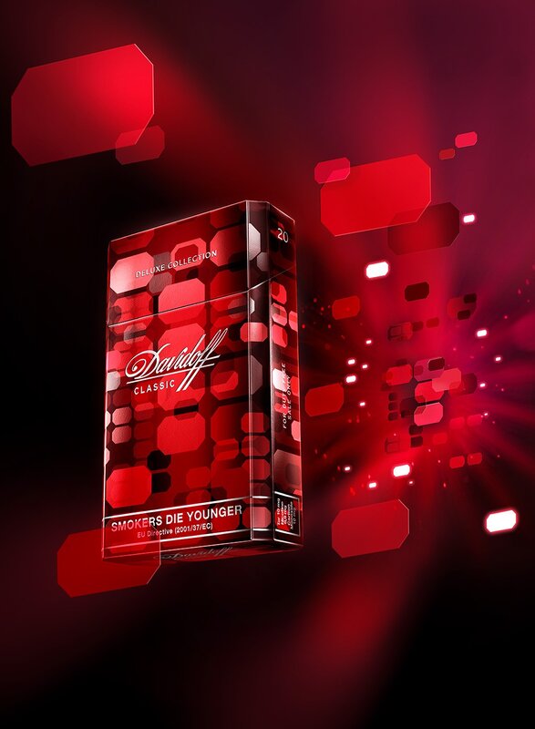 Davidoff Cigarette Pack — Red