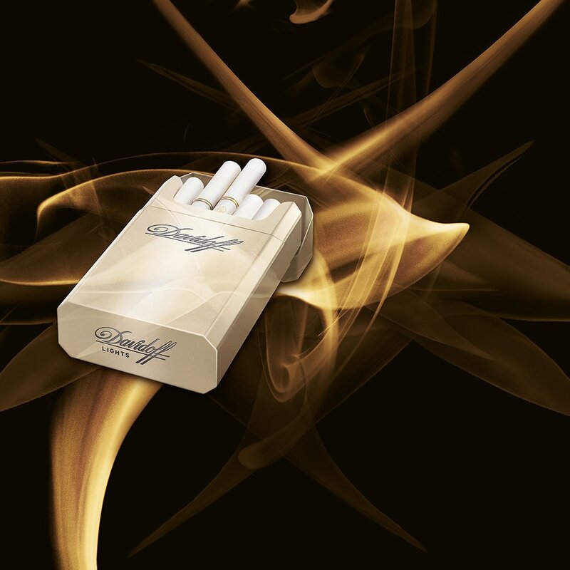 Davidoff Lights cigarette pack