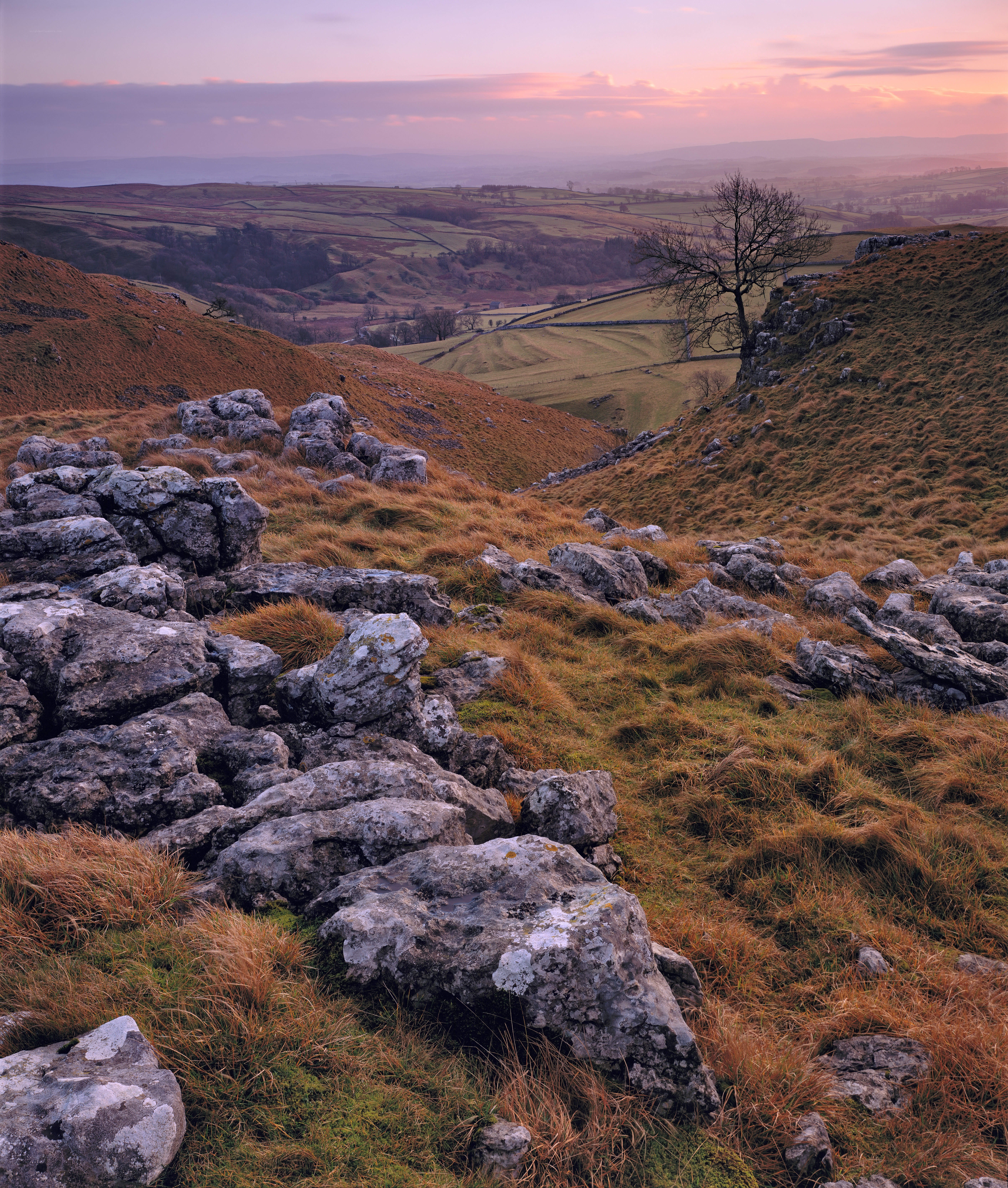 Dawn over the Yorkshire Dales