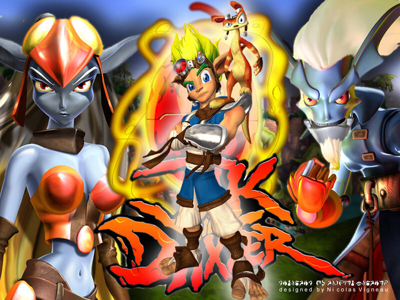 Daxter video game art
