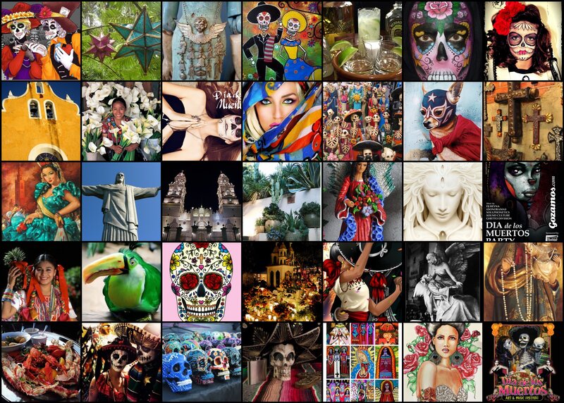 Day of the Dead Collage