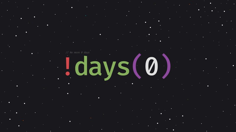 !days(0) Text