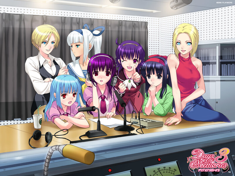 Days of Memories 3 characters in studio