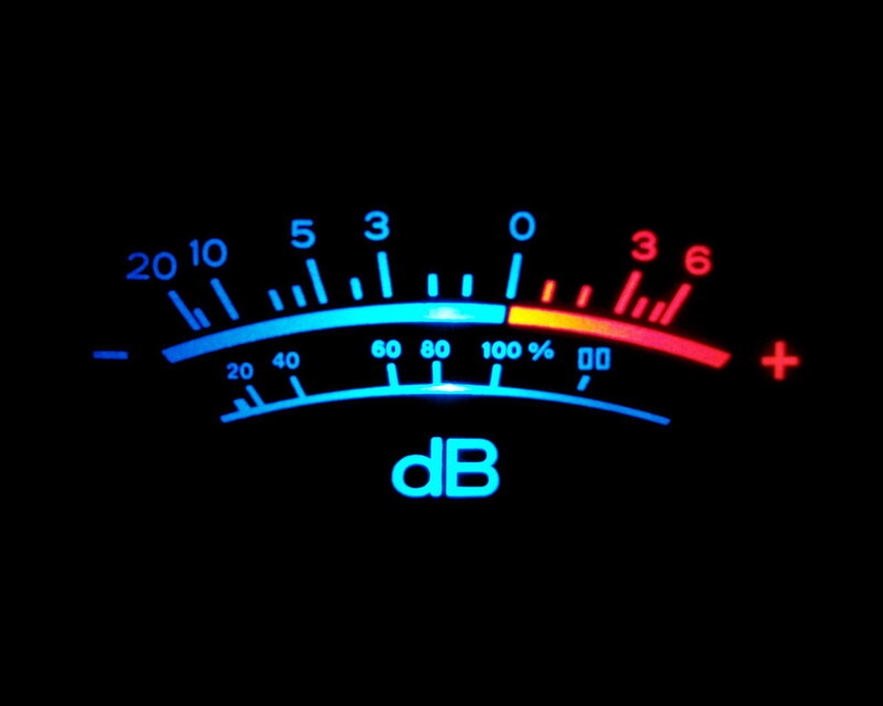 dB meter display