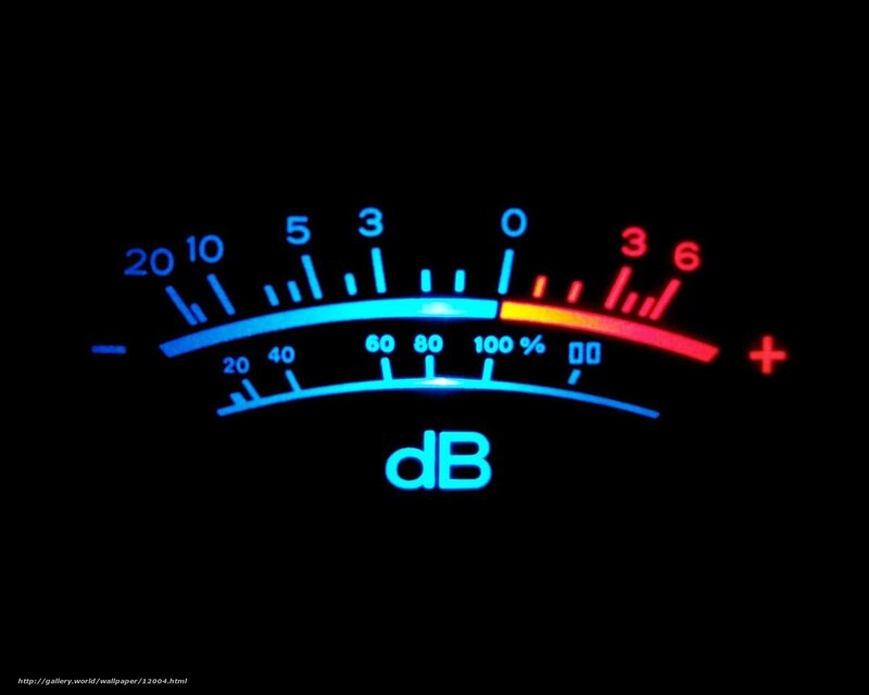 dB meter gauge