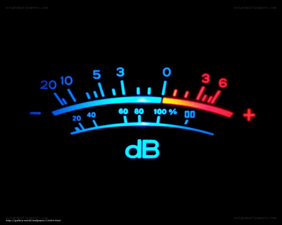 dB meter gauge