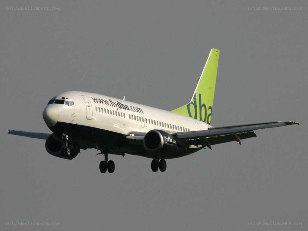DBA airplane in flight