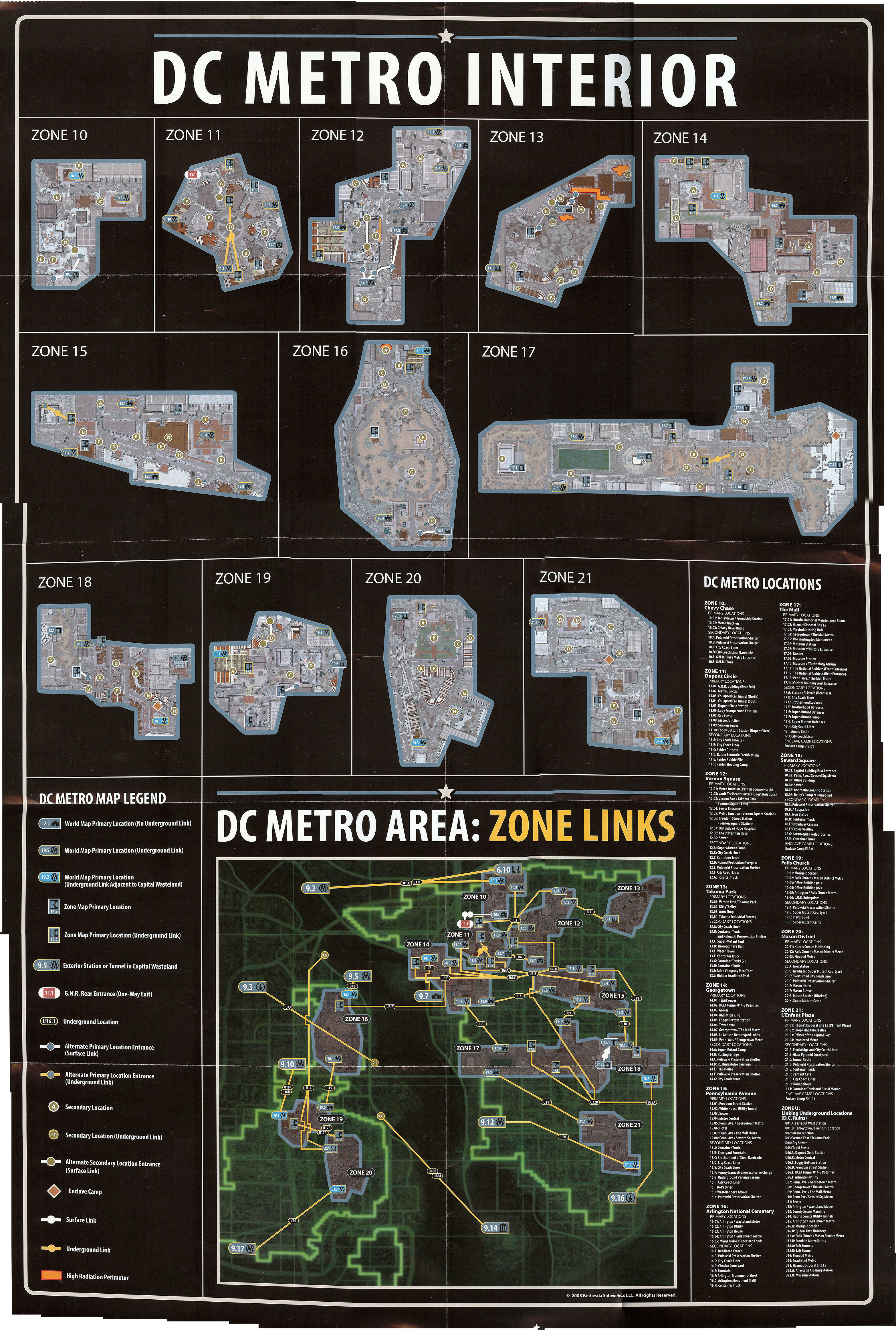 DC Metro Interior Map