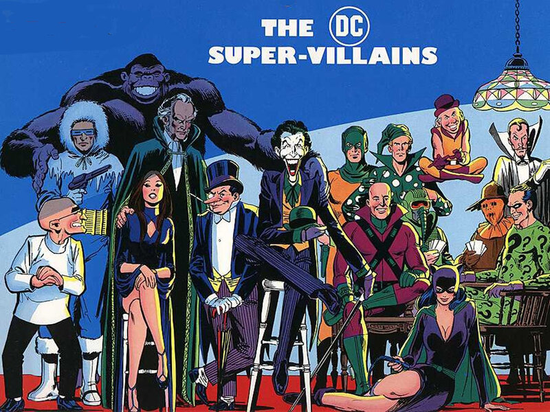 DC Super-villains Group — Blue