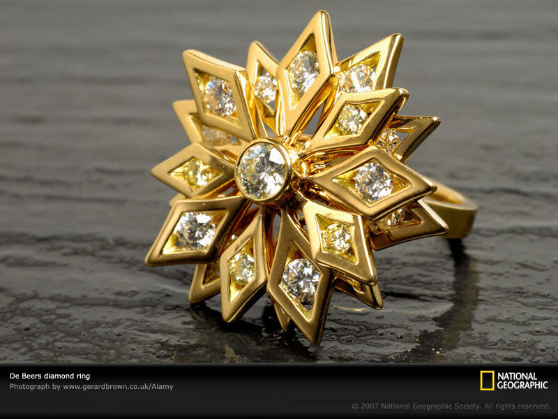 De Beers diamond ring