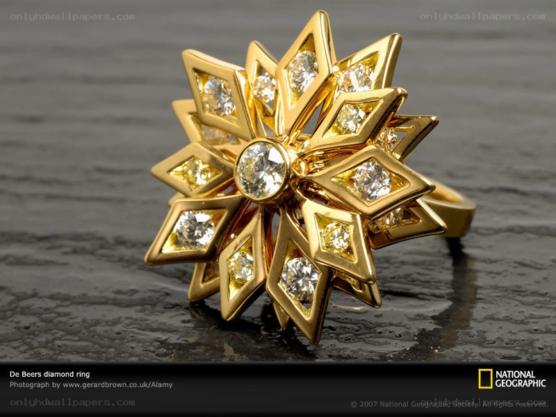 De Beers diamond ring