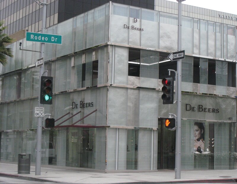 De Beers store on Rodeo Drive