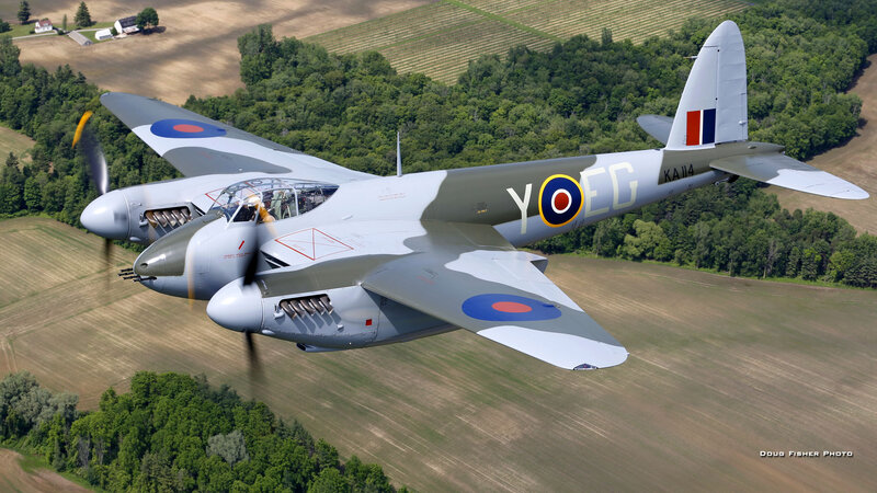 De Havilland Mosquito Aircraft — Green