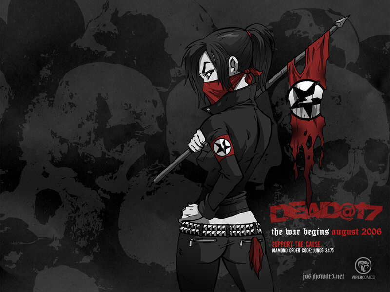 Dead@17 character art