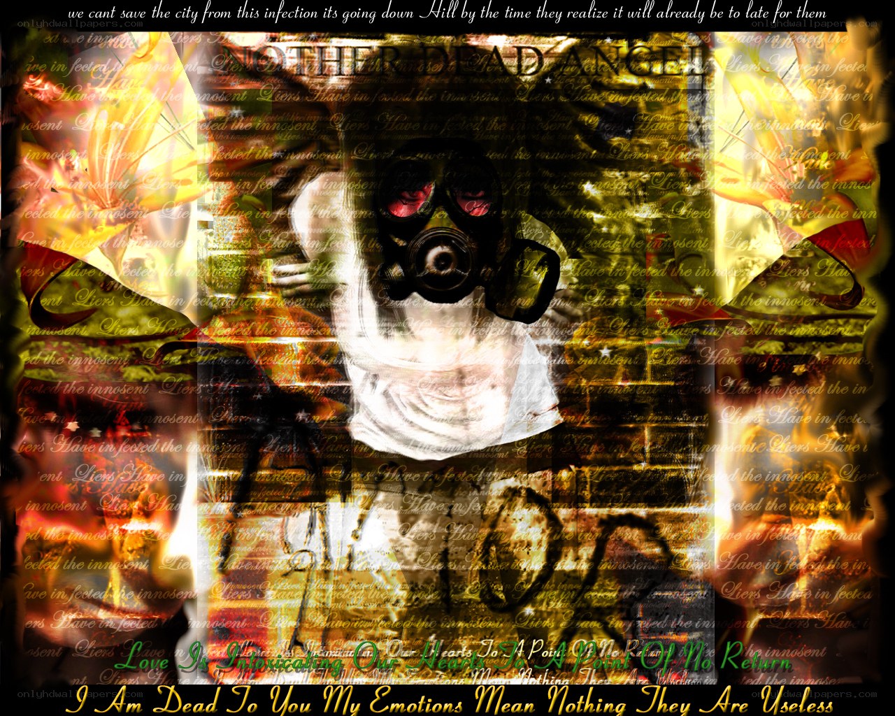 Dead Angel with Gas Mask