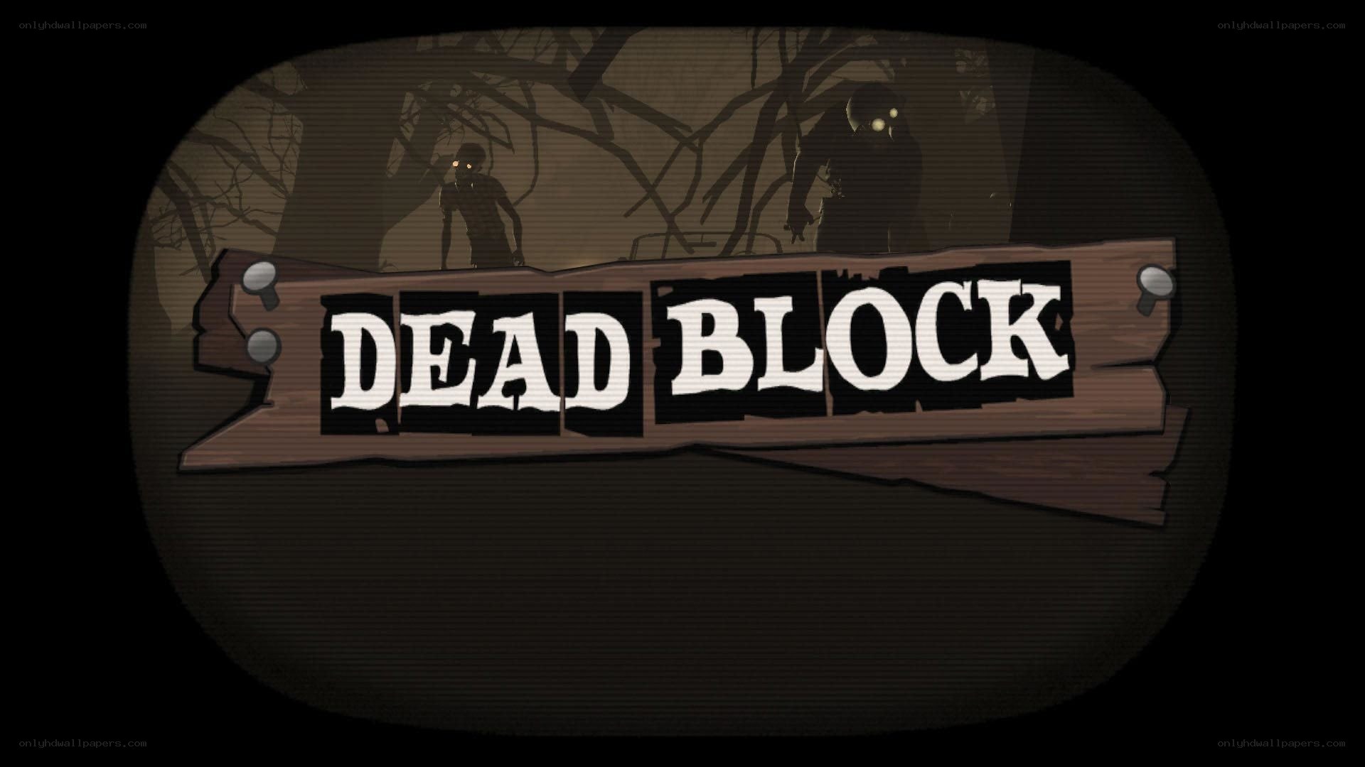 Dead Block game title screen