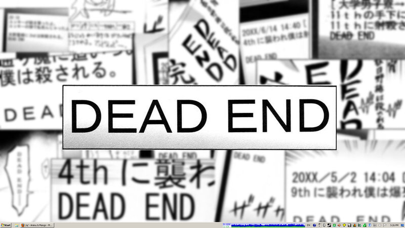 Dead End game over screen