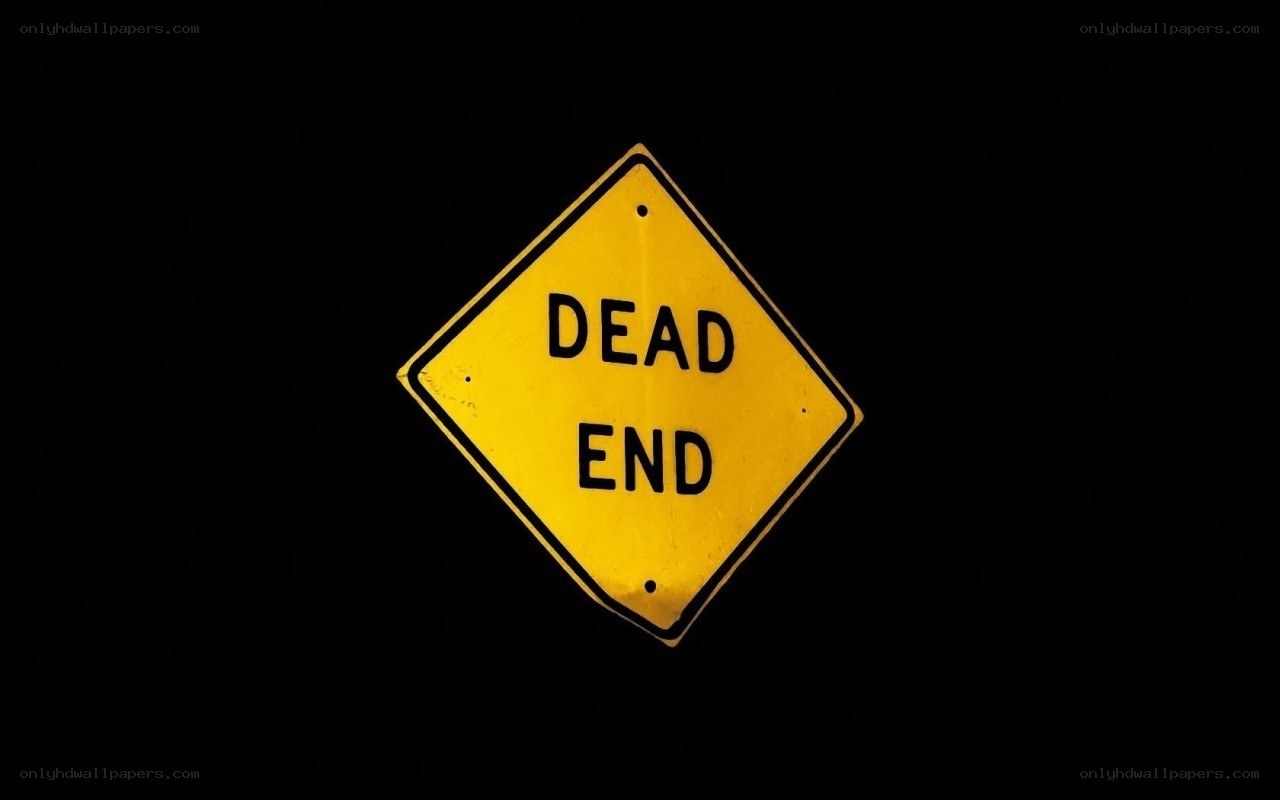 dead end road sign
