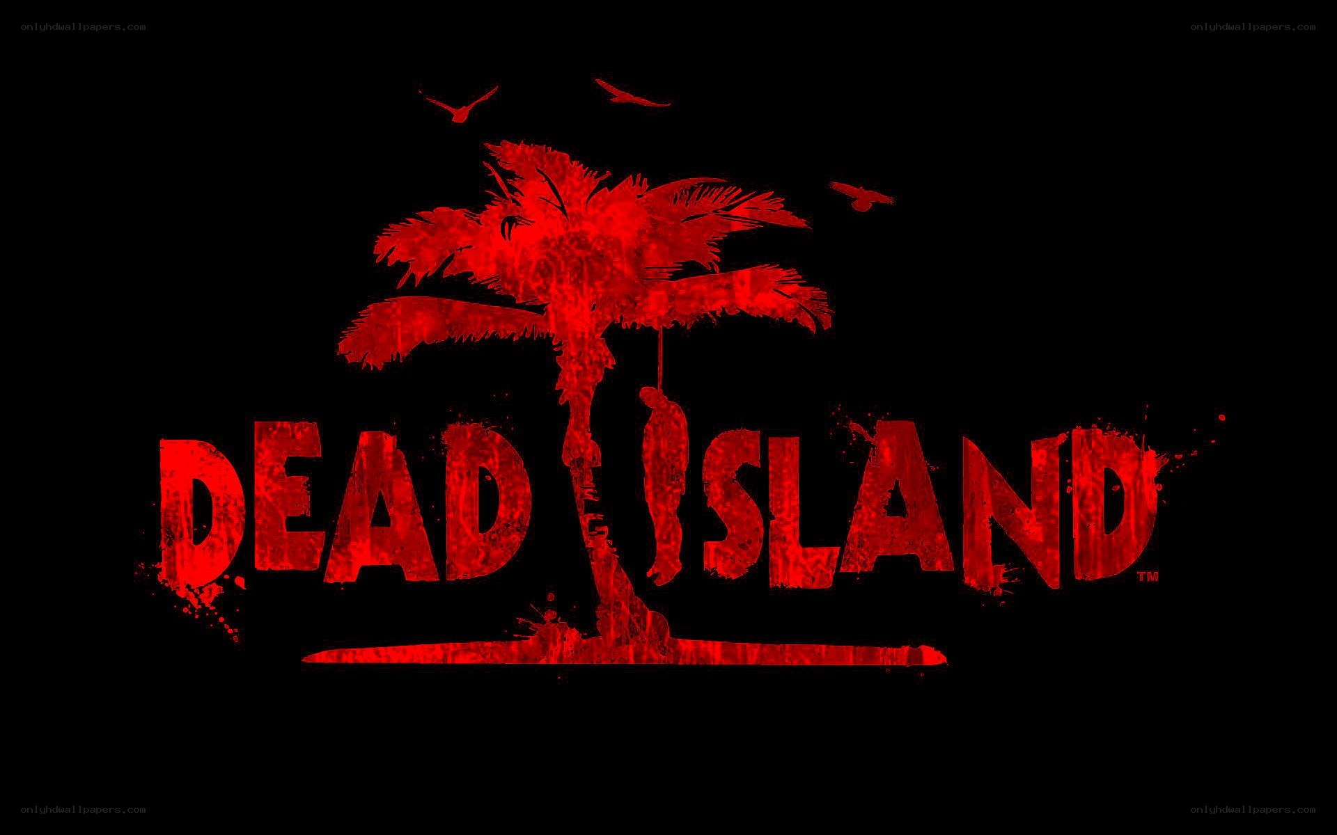 Dead Island logo with palm tree