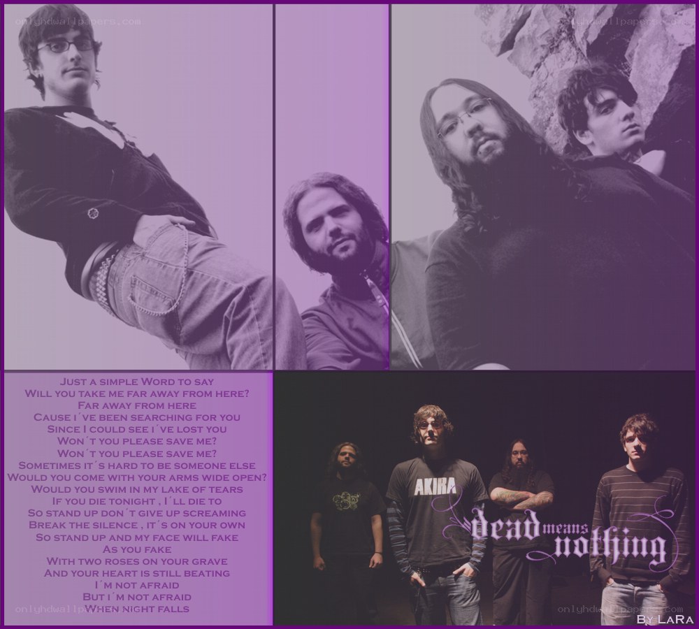 Dead Means Nothing band collage