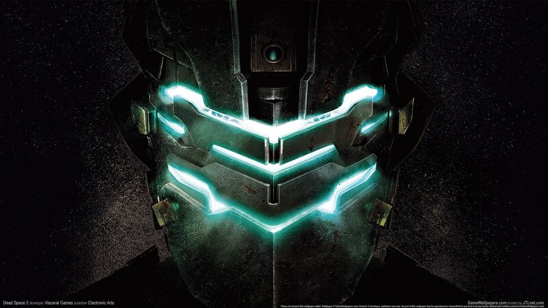 Dead Space 2 helmet close-up