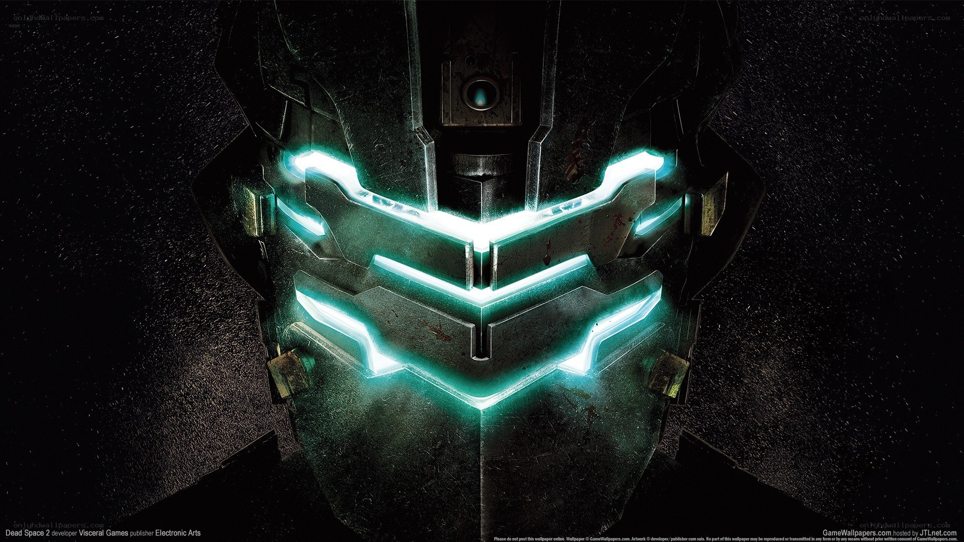 Dead Space 2 helmet close-up