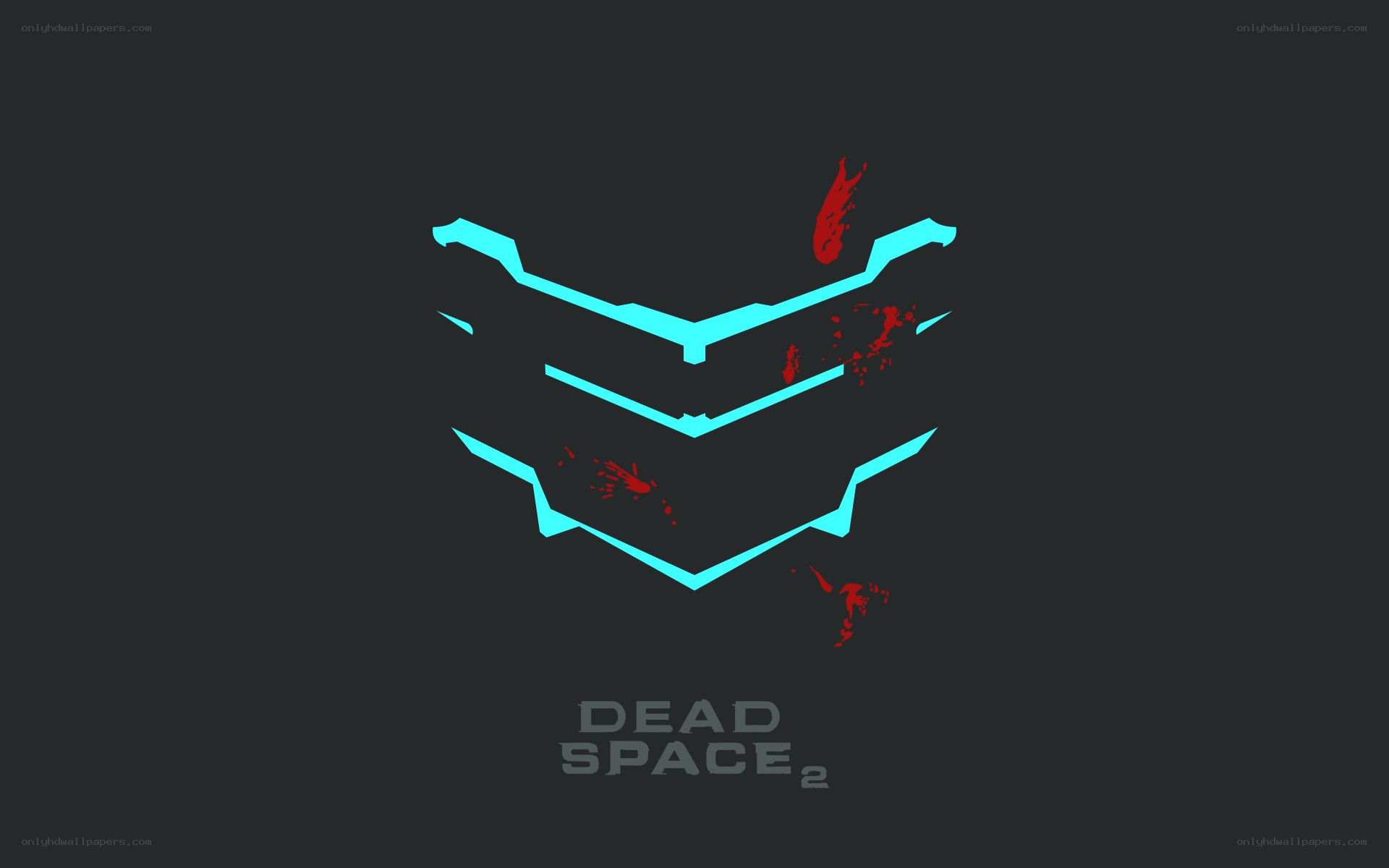 Dead Space 2 logo with blood splatters