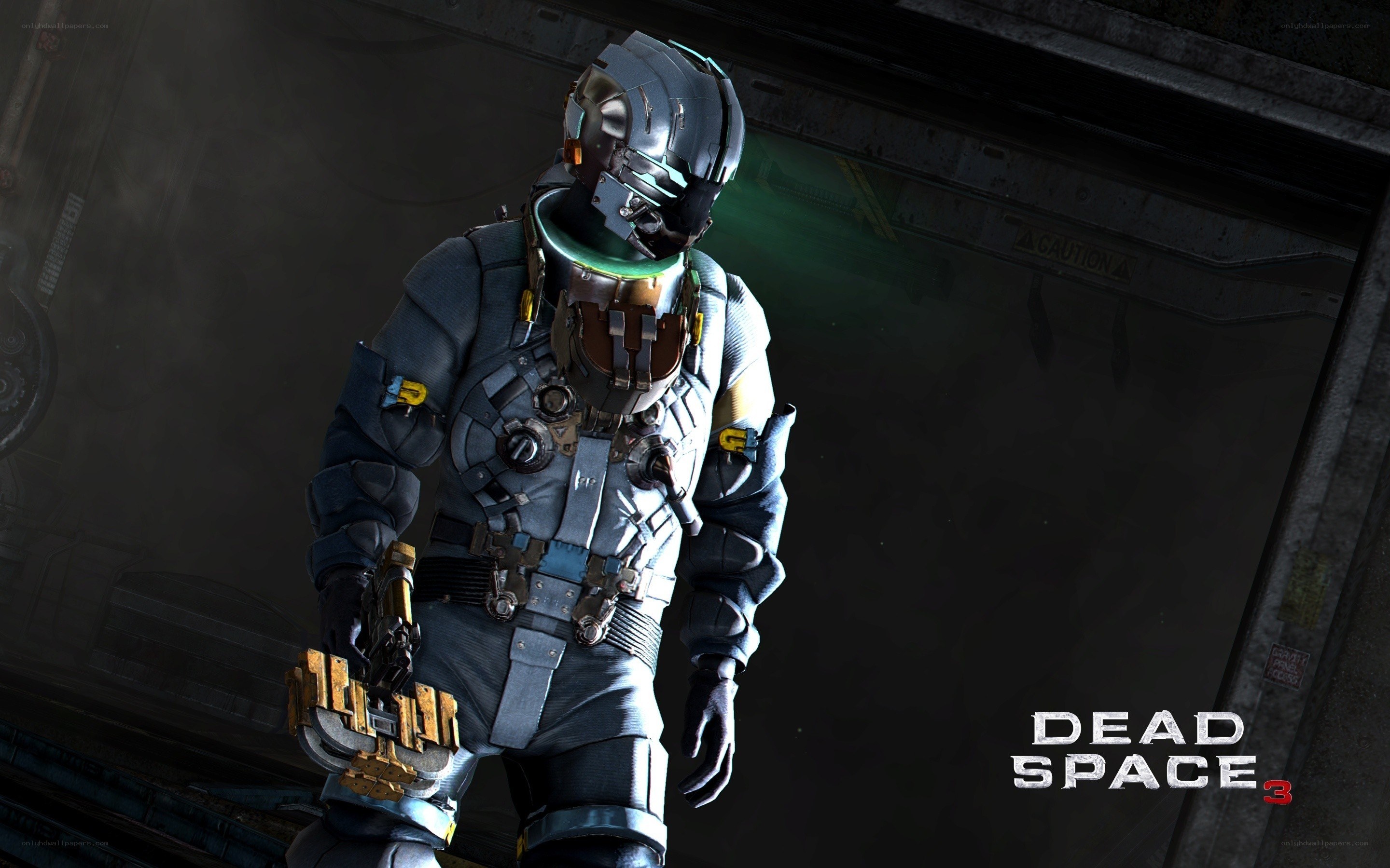 Dead Space 3 character in space suit