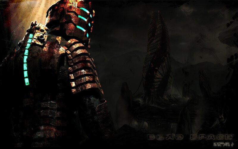 Dead Space character in dark environment