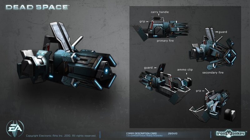 Dead Space weapon concept art